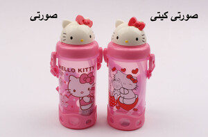 قمقمه نی دار و پایه دار کیتی Hello kitty