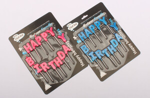 شمع پایه دار Happy birthday