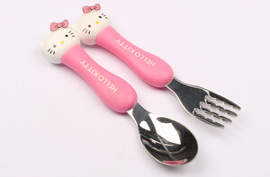 ست قاشق و چنگال هلوکیتی Hello Kitty (اورجینال)