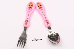 ست قاشق و چنگال(دارای رنگبندی)