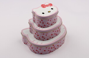 جعبه فلزی Hello kitty (سه عددی)