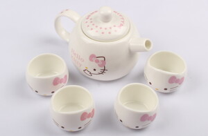 سرویس قوری کیتی hello kitty