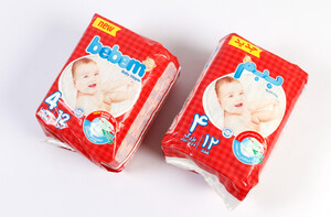 پوشک سایز 4 ببم bebem بسته 12 عددی