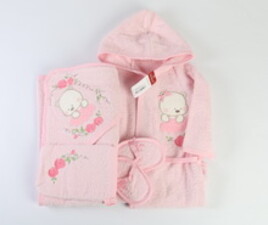 ست چهار تکه حوله bebe kevi ترکیه