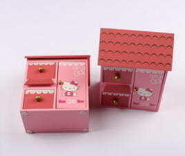 جعبه جواهر کلبه hello kitty