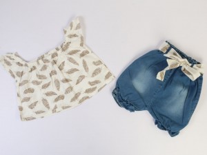 تاپ و شلوارک blue star