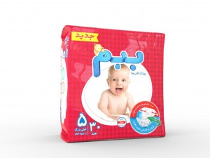 پوشک سایز 5 ببم bebem بسته 30 عددی