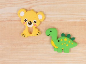 دندانگیر سیلیکونی حیوانات baby teething toy