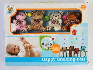 آویز تخت موزیکال happy shaking bell