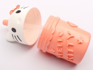 لیوان نی دار کیتی Hello Kitty