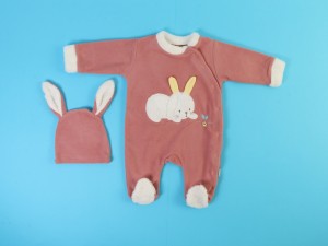 سرهمی جورابدار و کلاه کرکی baby code