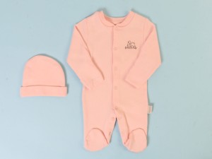 سرهمی جورابدار و کلاه ciccim baby (0-1 ماه)