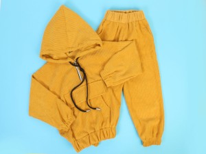 هودی و شلوار مخمل کبریتی hypee kids
