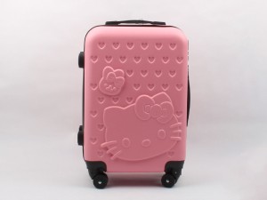 چمدان 20 اینچ کیتی صورتی Hello kitty