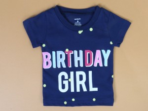تیشرت نوزادی دخترانه کارترز carters