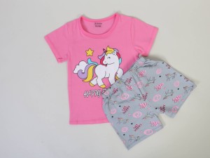 تیشرت و شلوارک دخترانه ku bao