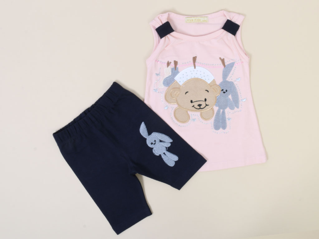 تاپ و ساق برمودا دخترانه hive kids