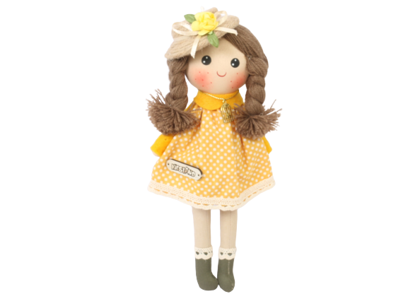 عروسک دست دوز پونه  باکلاه kids land