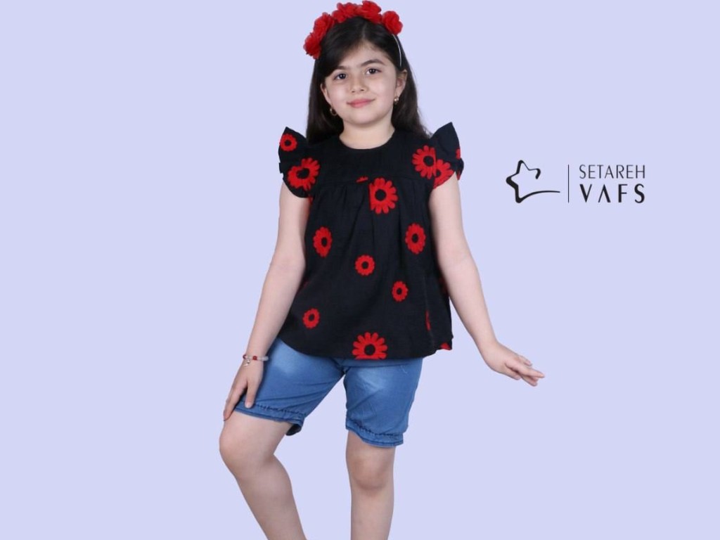 شومیز و شلوارک دخترانه  setareh vafs