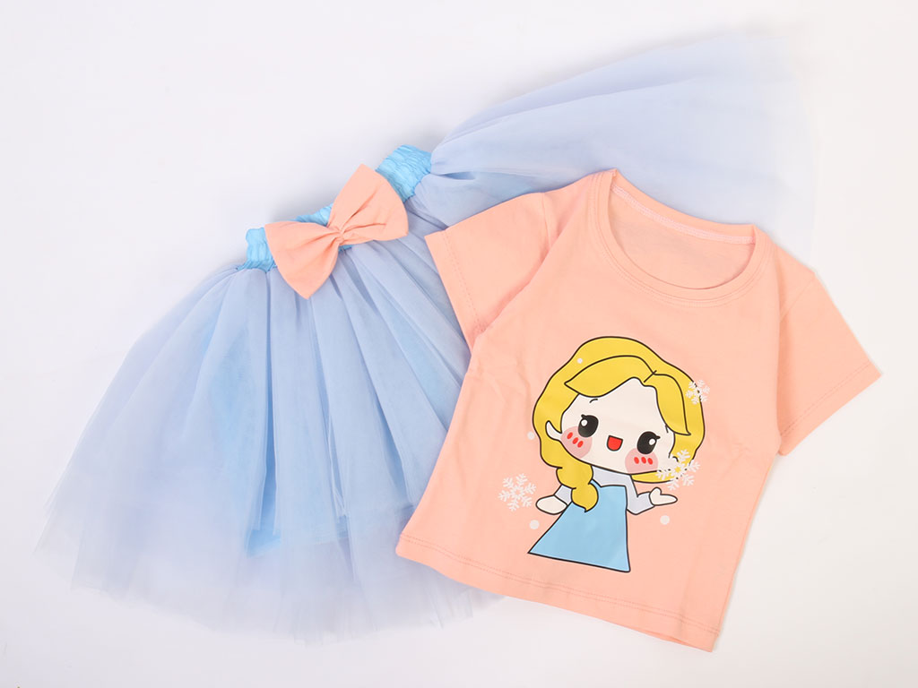 ست تیشرت و دامن دخترانه hypee kids