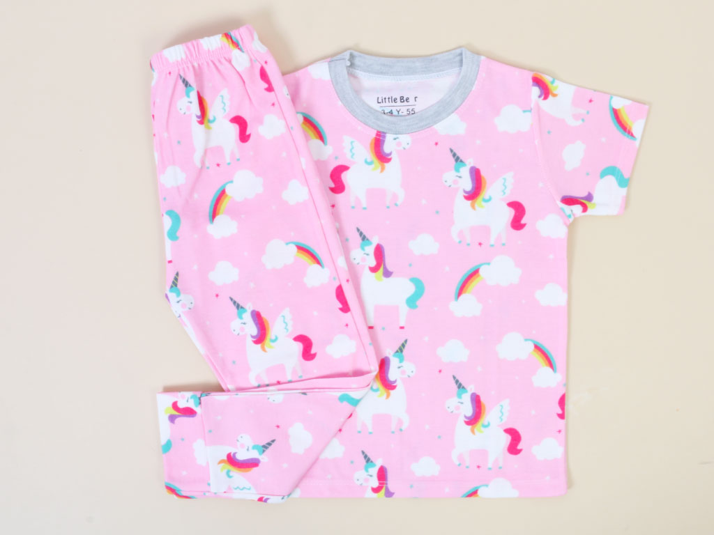 تیشرت و شلوار راحتی دخترانه اسب تک شاخ little bear