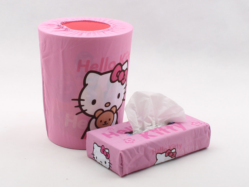 روکش سطل و دستمال هلوکیتی Hello Kitty