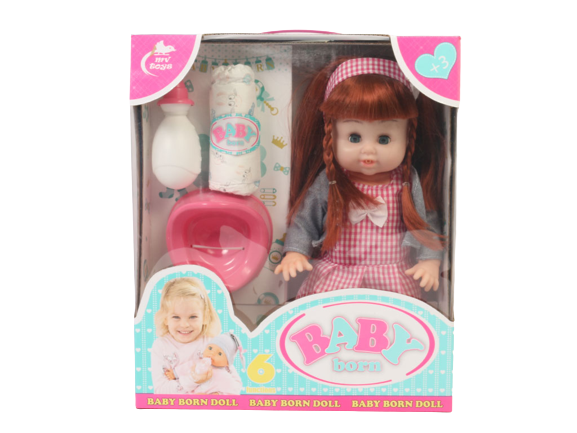 عروسک جیشی baby born موزیکال mv toys