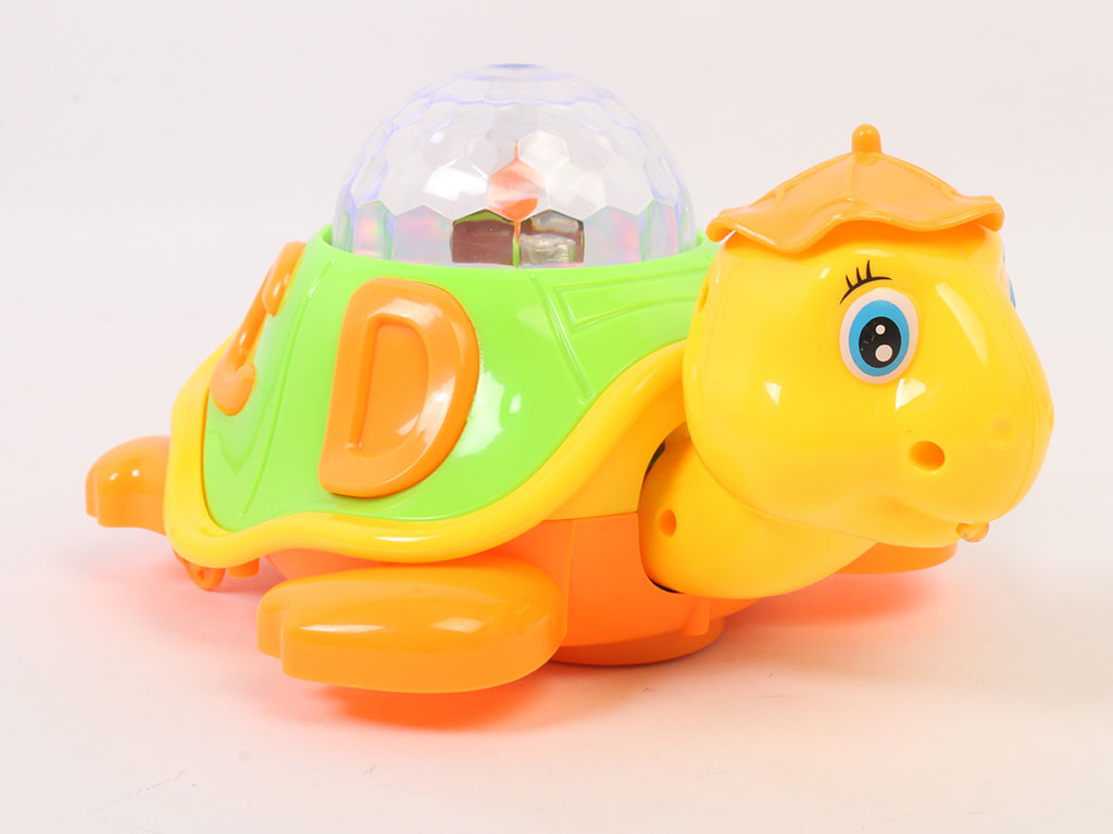 لاک پشت موزیکال و دارای رقص نور اسباب بازی tortoise
