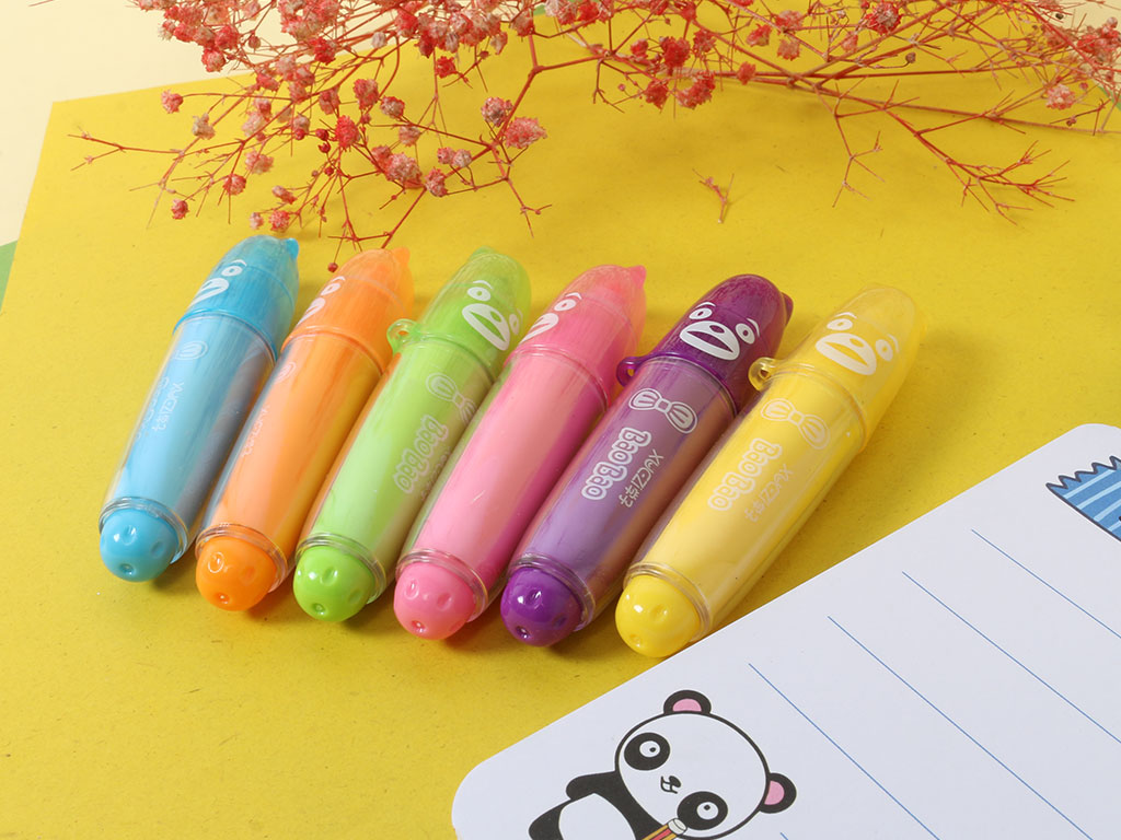 ماژیک هایلایت مینی 6 رنگ باو باو bao bao