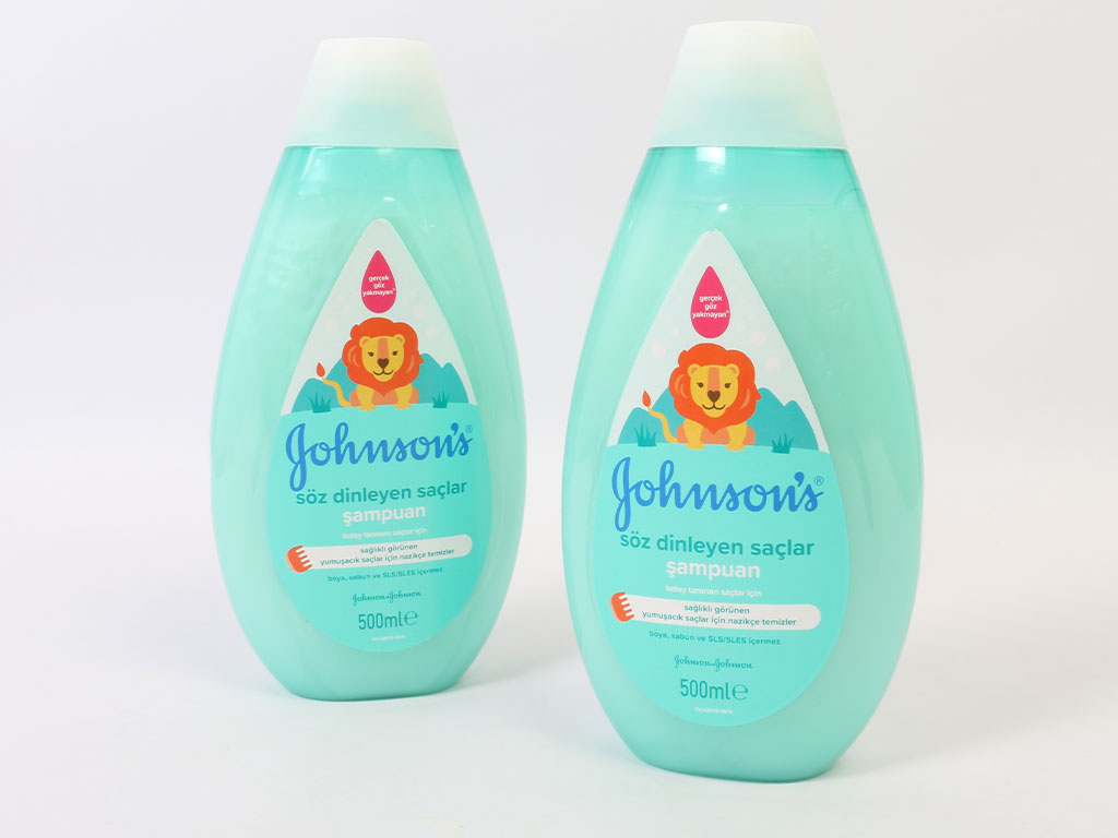 شامپو نرم کننده مو سر و گره باز کن مخصوص مو های فر  بچه جانسون johnsons