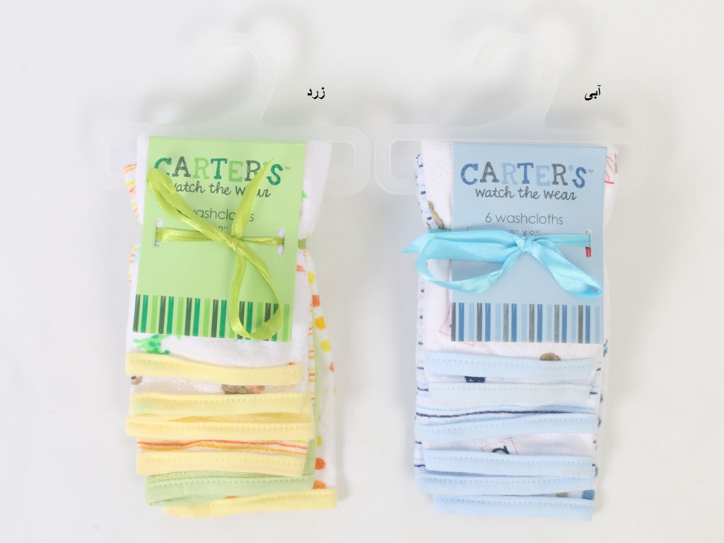 حوله دست و صورت 6 عددی نوزادی کارترز carters