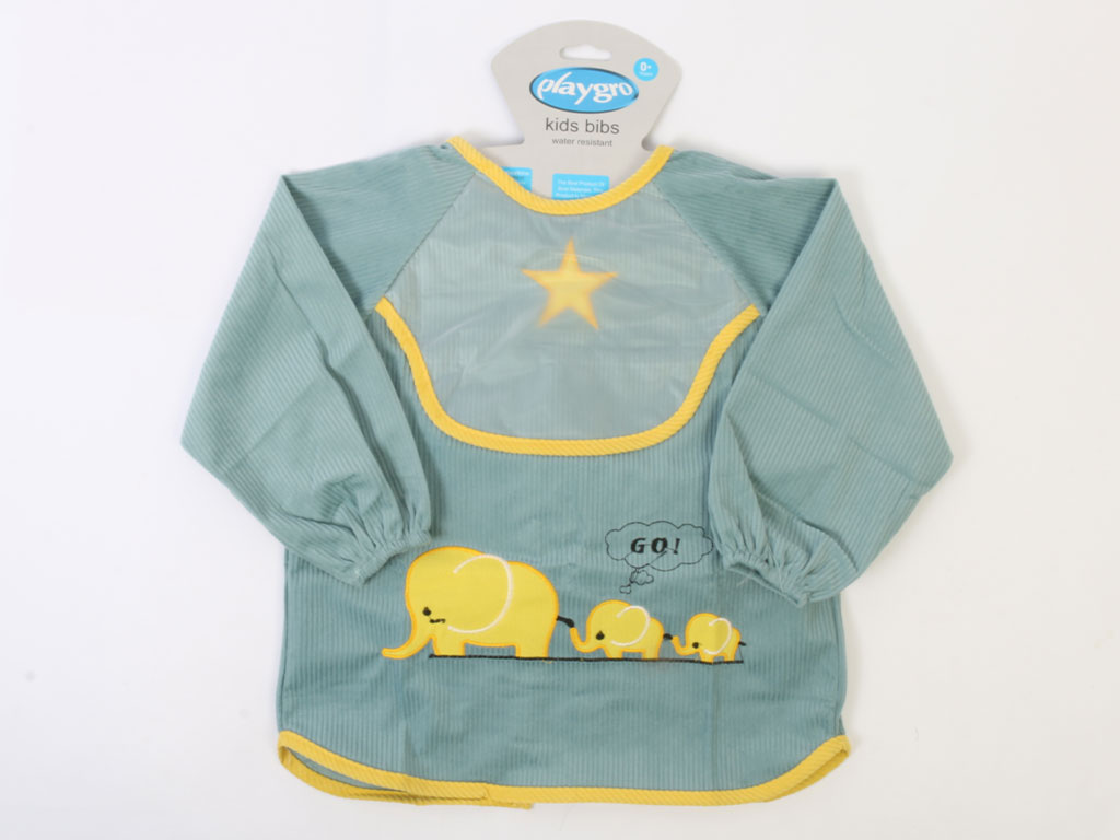 پیشبند آستین دار مخمل کبریتی دخترانه پلی گرو playgro