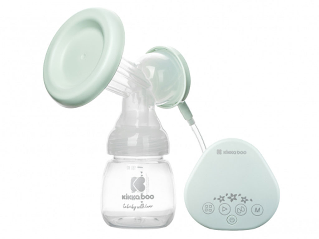 شیردوش شارژی و برقی همراه با شیشه شیر 180 میل مدل SERENITY کیکابو kikka boo