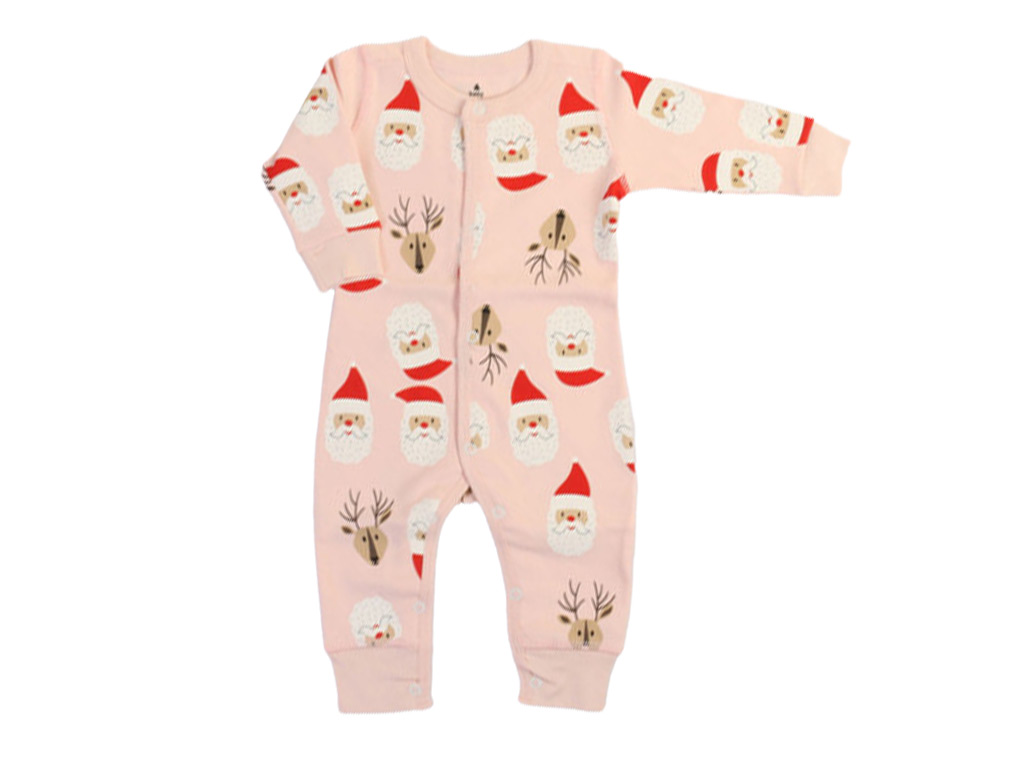سرهمی نوزادی دخترانه طرح کریسمس بیبی baby
