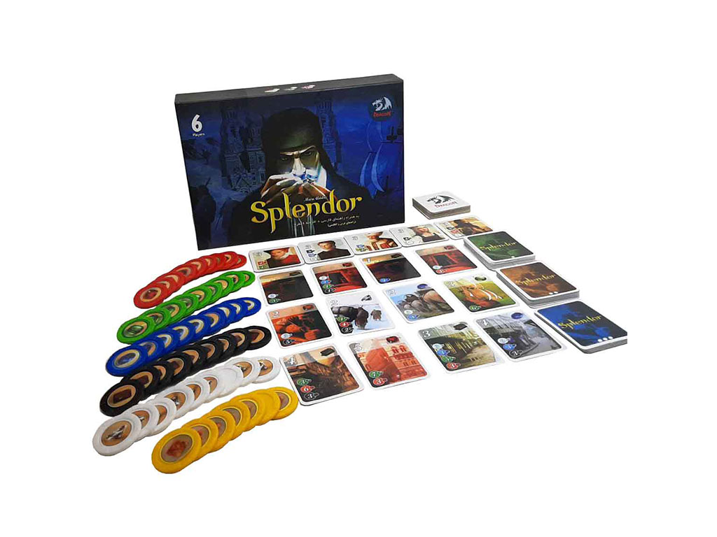 بازی فکری و کارتی اسپلندور splendor دراگون dragon