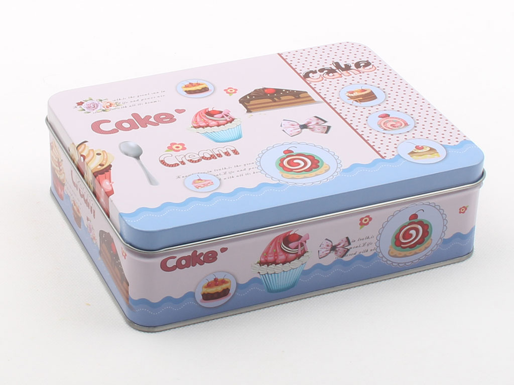 جعبه فلزی طرح Cake (سایز متوسط)