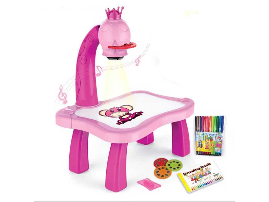 بازی آموزشی تخته نقاشی مدل پروژکتوری هلوکیتی hello kitty