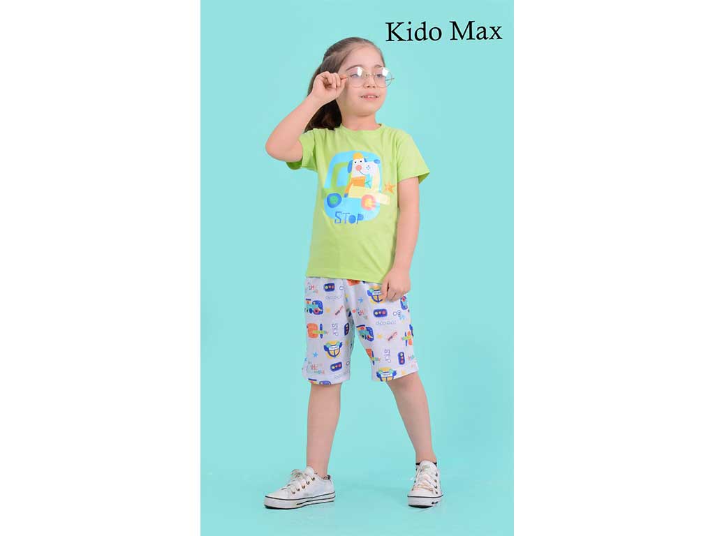 تیشرت و شلوارک راحتی پسرانه کیدومکس kido max