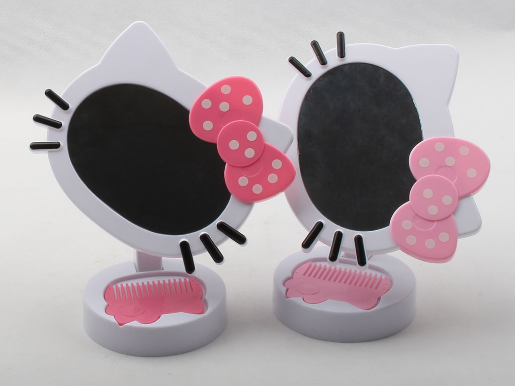 آینه پایه دار هلوکیتی Hello kitty
