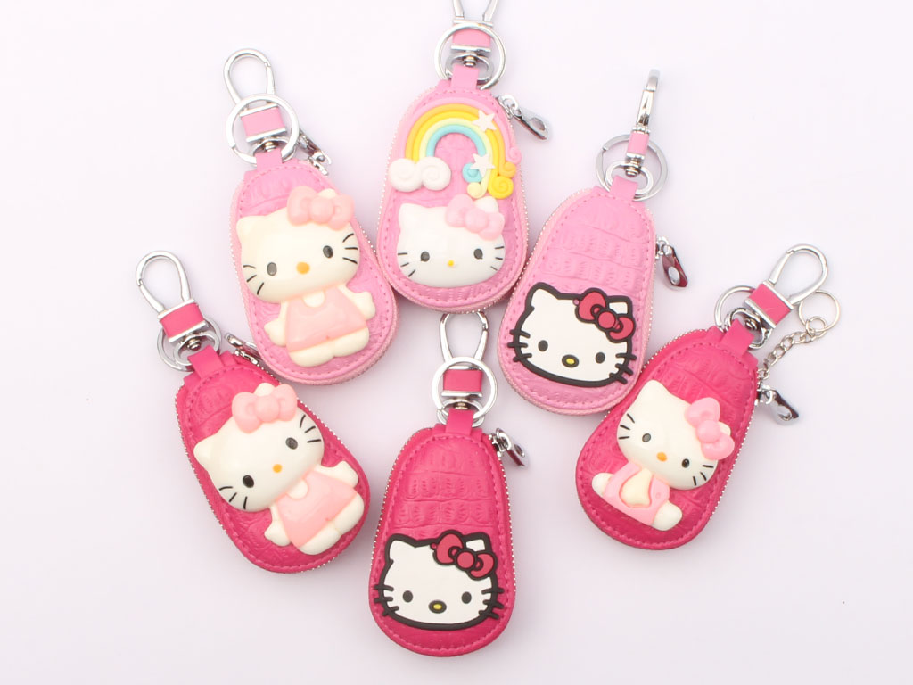 جاکلیدی و کیف هندزفری هلوکیتی Hello Kitty
