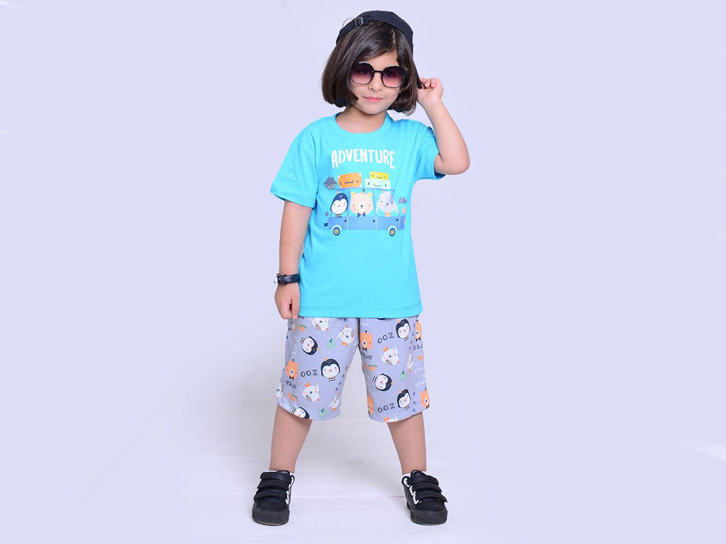 تیشرت و شلوارک راحتی پسرانه کیدومکس kido max