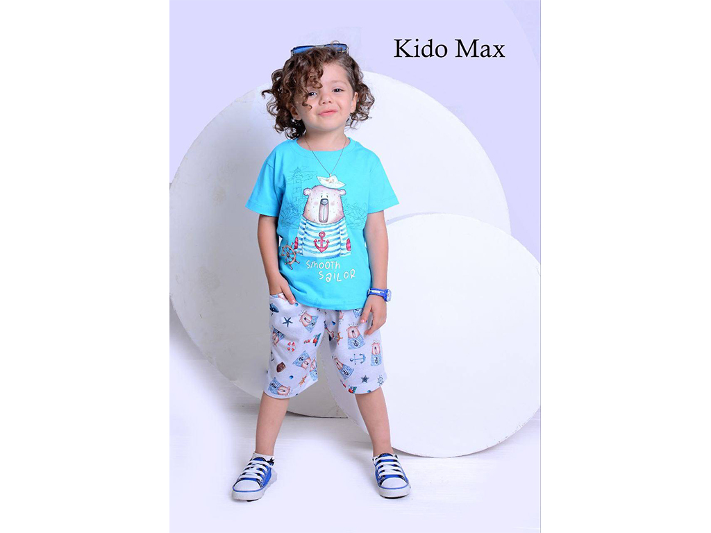 تیشرت و شلوارک راحتی پسرانه کیدومکس kido max