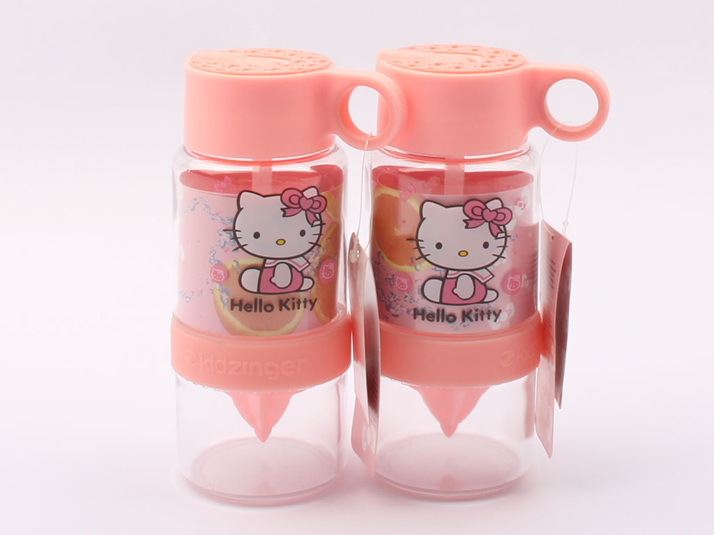 قمقمه و آب پرتقال گیری دو طرفه هلوکیتی Hello kitty