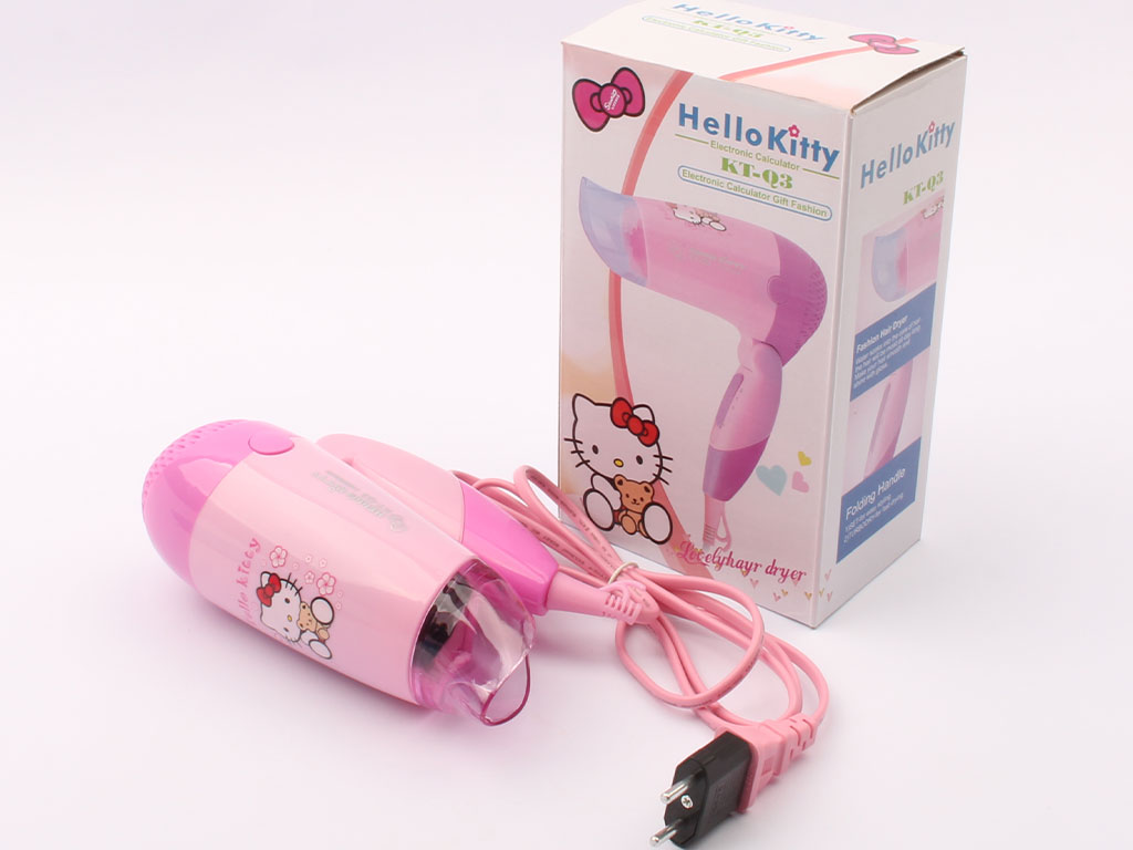 سشوار دخترانه هلوکیتی Hello kitty (مدل KT-Q3)