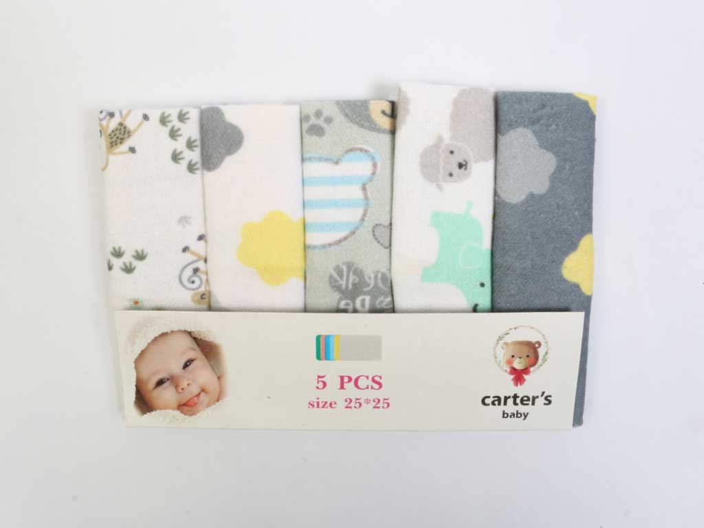 دستمال دست و صورت 5 عددی نوزادی کارترز carters