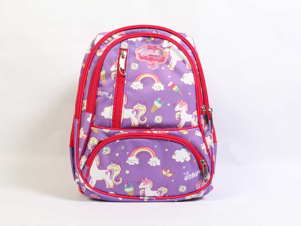 کوله پشتی دخترانه تمام طرح اسب تک شاخ (یونیکورن) Unicorn