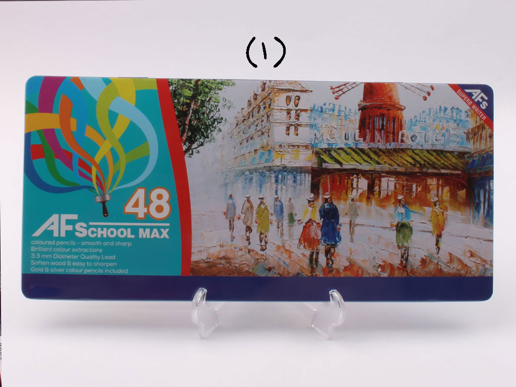 مداد رنگی 48 رنگ جعبه فلزی School Max