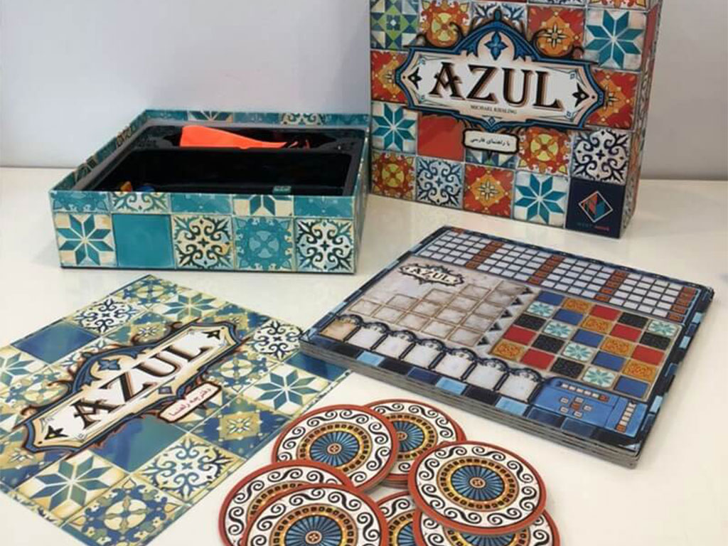 بازی فکری و رومیزی ازول AZUL سرزمین ذهن زیبا