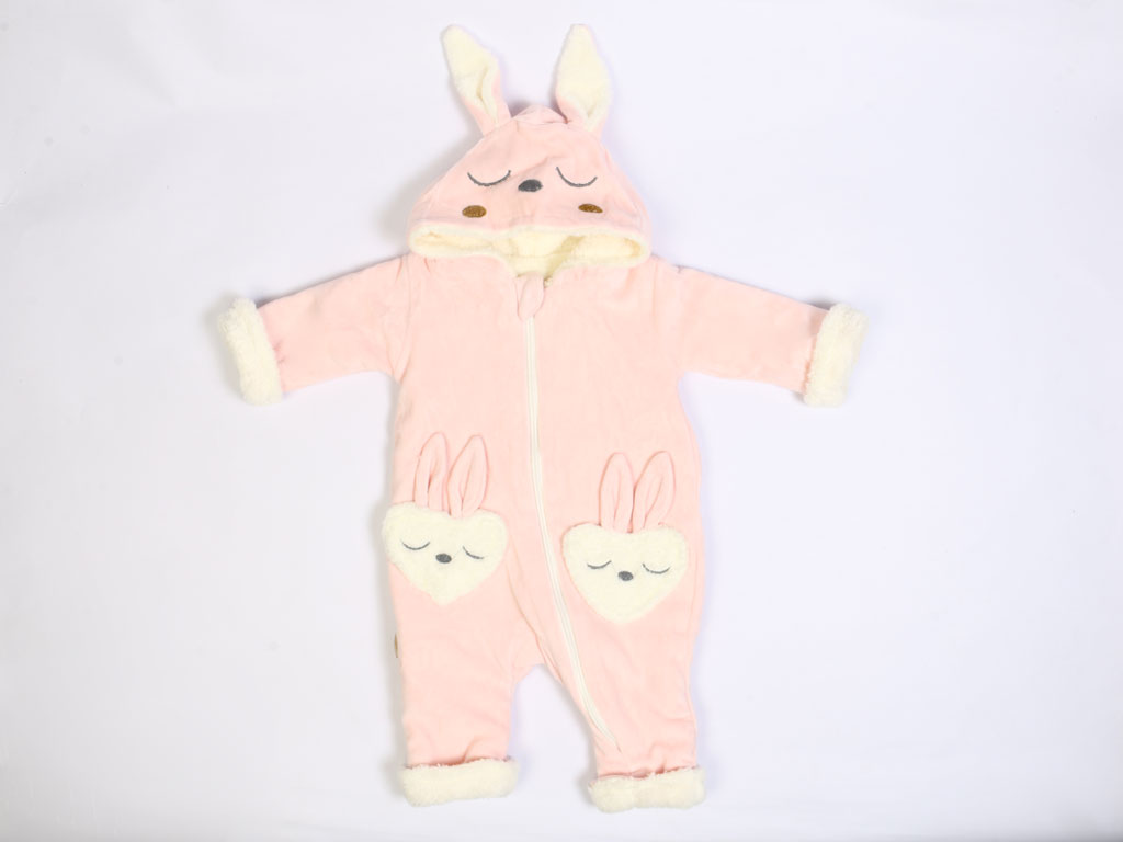 کاپشن سرهمی توکرکی نوزادی دخترانه خرگوشی نهاد ببه nehad bebe