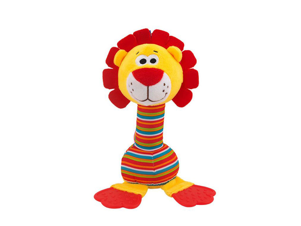 جغجغه دندان گیر دار نوزادی طرح حیوانات هپی مانکی happy monkey